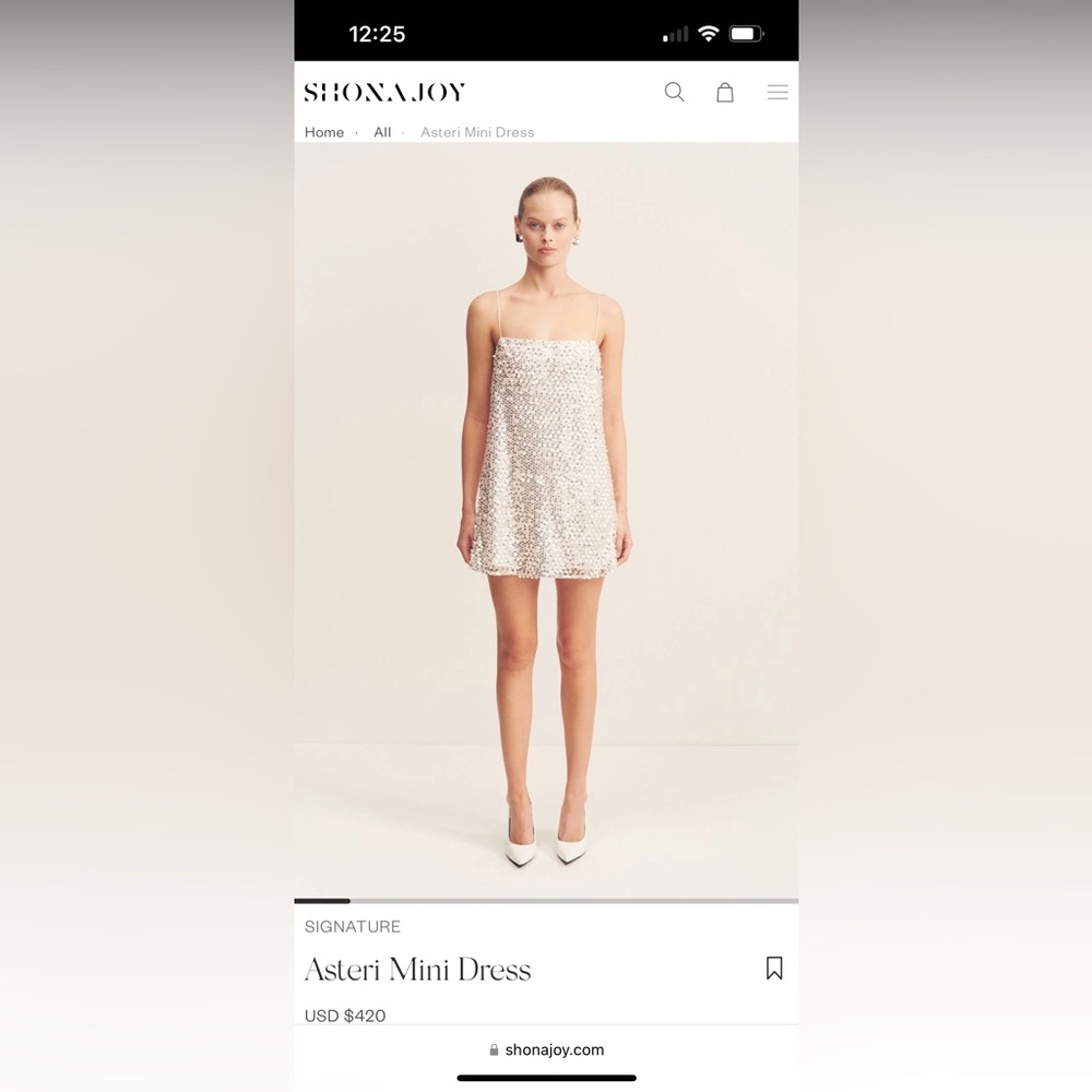 Shona Joy Asteri Mini Dress Size Small (4)